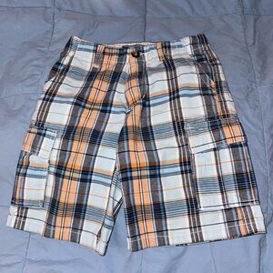 Nautica boys plaid shorts